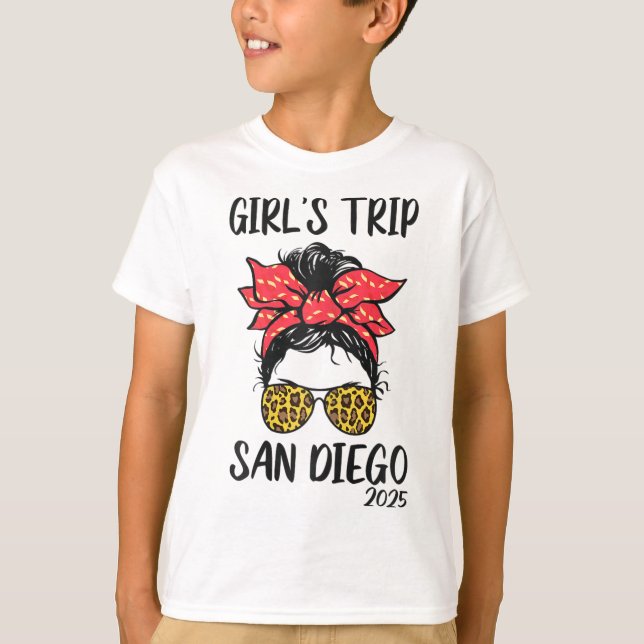 Girls Trip San Diego 2025 Vacation Girls Weekend M T Shirt (Framsida)