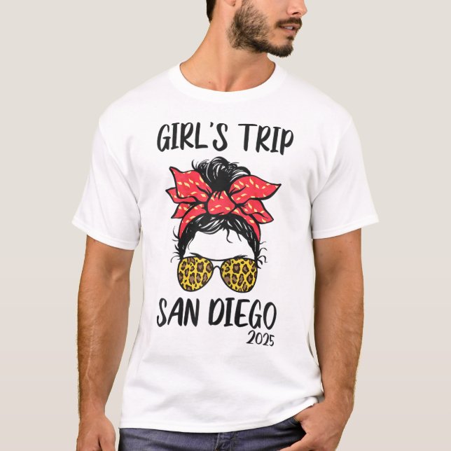 Girls Trip San Diego 2025 Vacation Girls Weekend M T Shirt (Framsida)