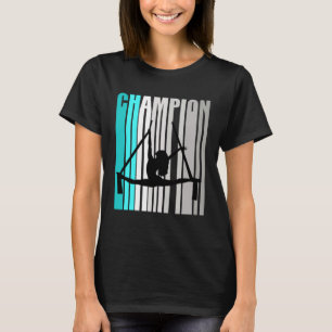 Girls Turkvoise Aerialist Champion Luft Yoga Dance T Shirt