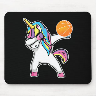 Girls Unicorn Dabbing Bysketbyll Player Roligt Bby Musmatta