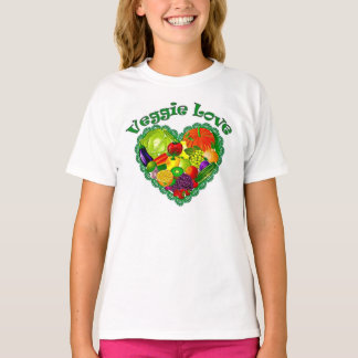 Girls Veggie Kärlek Cami T-shirt