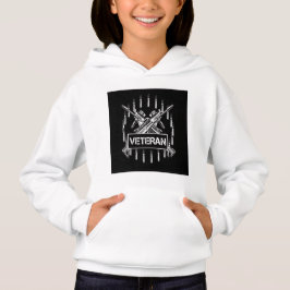 Girls Veteran Pullover Hoodies & Sweatshirtss T Shirt