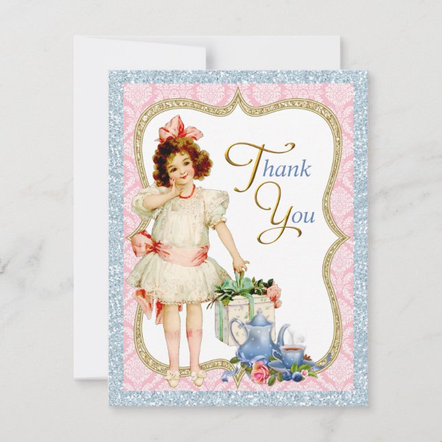 Girls Vintage Tea Party Tack (Framsida)