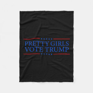 Girls Vote Trump Fleecefilt