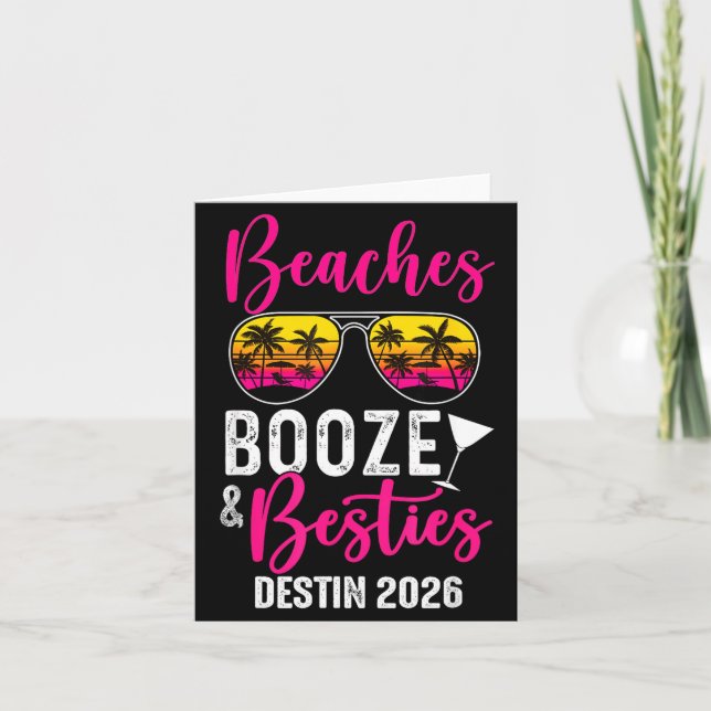 Girls Weekend Trip Destin 2026 Beaches Booze Ies  Kort (Framsida)