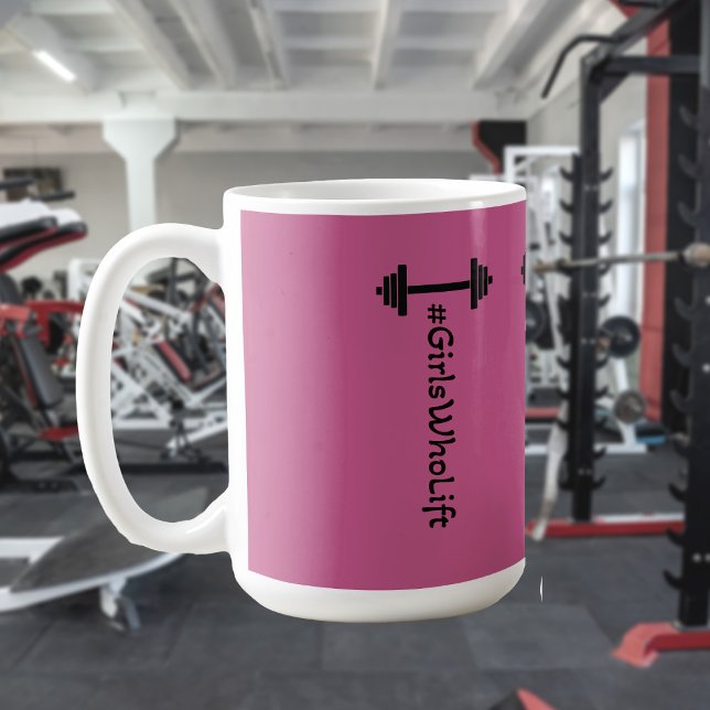 #Girls WHO Hiss Barbell Mugg (Skapare uppladdad)