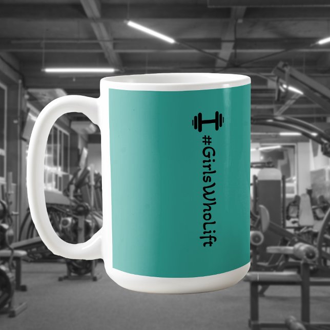 #Girls WHO Hiss Dumbbell Mugg (Skapare uppladdad)