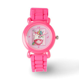 Girls Wrist Watches - Flerfärgad enhörning Armbandsur
