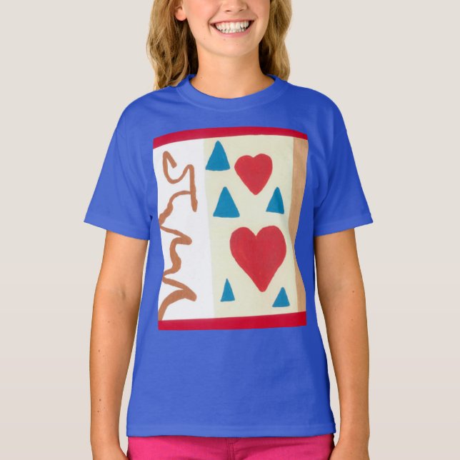 Girls'American Apparel Organic T-Shirt (Framsida)