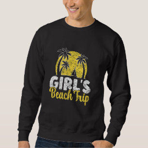 Girlu2019S Beach Resa Friends Cute Girl's Resa Gir Lång Ärmad Tröja