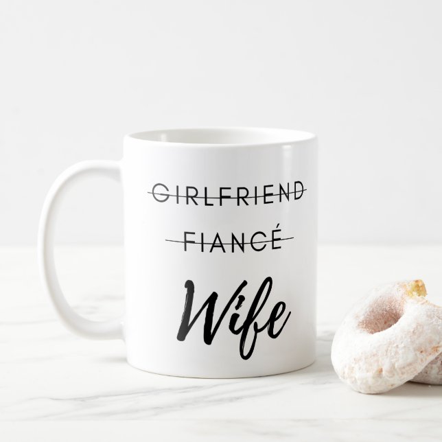 Girlvän, Frankrike, fru - Bröllop Bride Gift Mugg (Med munk)