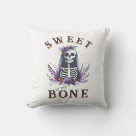 Girlvän Halloween Sweet till Bone Kudde