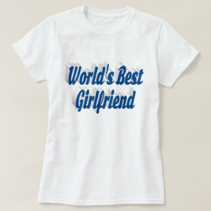 Girlvän med havets blå text T-Shirt