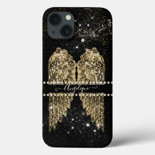 Girly Angel Vingar Chic Diamond Guld Gnistra judar