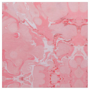 Girly Artsy Modern Rosa Marble Stone Mönster Tyg