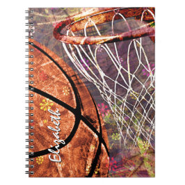 Girly Basketball personlig Anteckningsbok