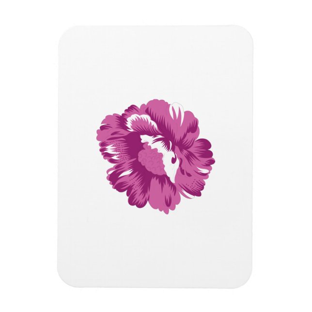 Girly, Blek Megenta, Royal Health Magnet (Vertikal)