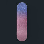 Girly Blue Rosa Sparkly Glitter Ombre Gradient Mini Skateboard Bräda 18,5 Cm<br><div class="desc">Den här eleganten, glamoreringen och chicen är perfekt för trendiget och snyggtens giriga flicka. Den har en faux tryckt glatt kobolt blå glitter i ro rosa till ljus rosa trippelövertoningsmassa. Den är modern, söt, giftig, unik och coola. ***VIKTIG DESIGN-ANMÄRKNING: Om du vill ha en begäran från anpassad design, t.ex. matchande...</div>
