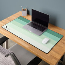 Girly Chic Teal Grönt Ombre Classic Monogram