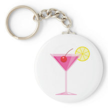 Girly Cocktail Keychain