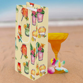 Girly Colorful Watercolor Cocktail Mönster