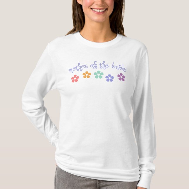 Girly-Cue Mor i Bride T-shirt (Framsida)