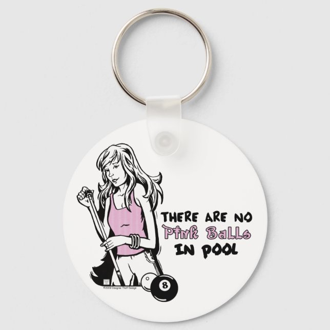 Girly Cue Nyckelring (Framsida)