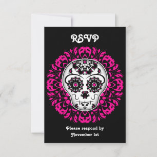 Girly day of the dead-sockerskalle OSA party Kort