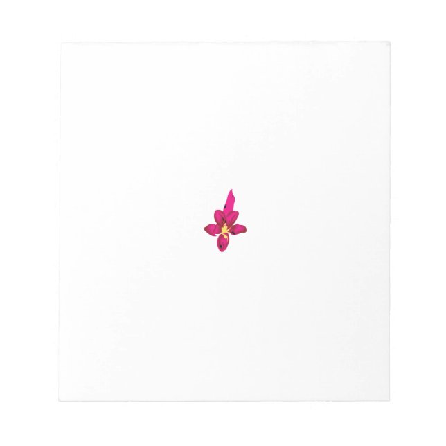 Girly Design, Light Guld, Purplish Red Anteckningsblock (Framsida)