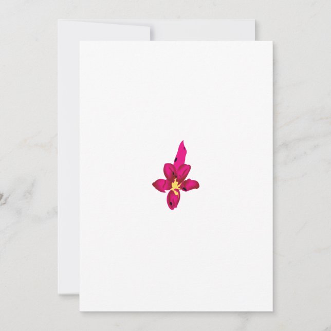 Girly Design, Light Guld, Purplish Red Julkort (Framsida)