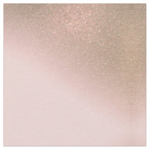Girly Diagonal Guld Rosa Ombre Gradient Tyg