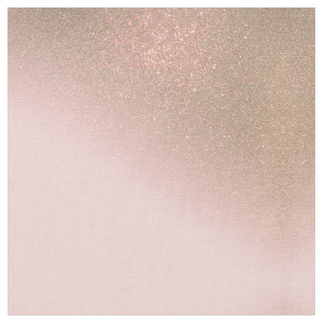 Girly Diagonal Guld  Rosa Ombre Gradient Tyg (Närbild)