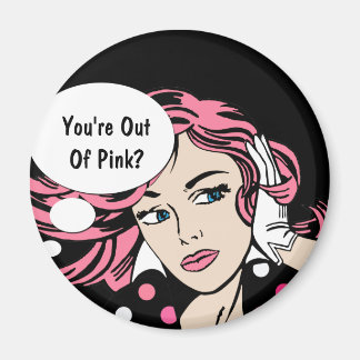 Girly Diva Magnets Magnet