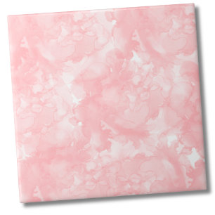 Girly Elegant Rosa Kakelplatta