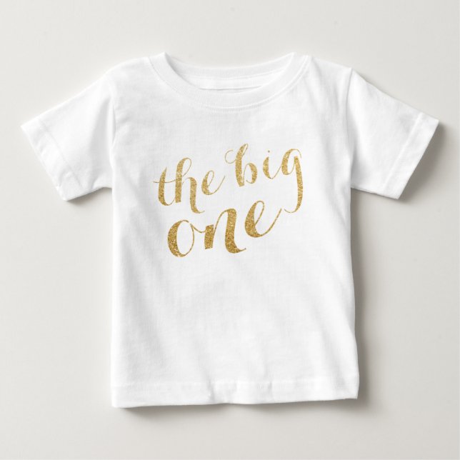 Girly First Birthday Shirt Tee Shirt (Framsida)
