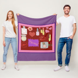 Girly Fleece Blanket
