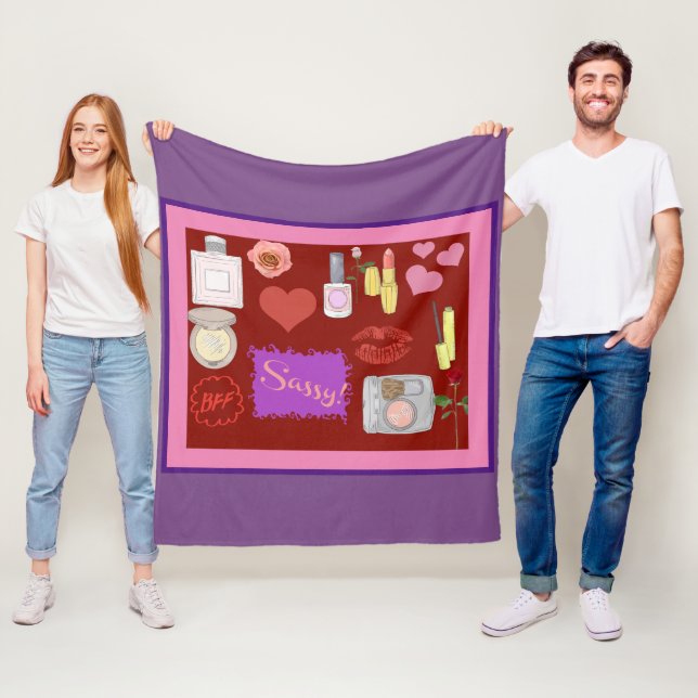 Girly Fleece Blanket (På plats)