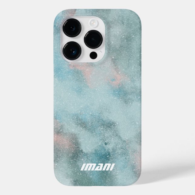 Girly Galaxy Sci-fi Namn Fodral-Mate iphone case (Baksida)