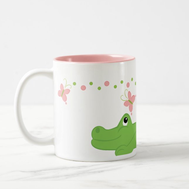 GIrly Gator Två-Tonad Mugg (Vänster)