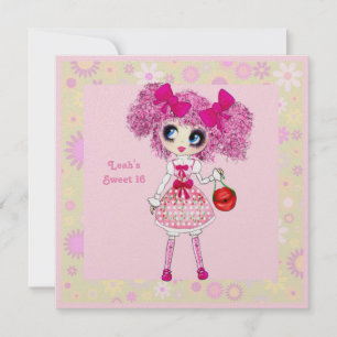 Girly Gifts Harajuku Girl stil Inbjudningar