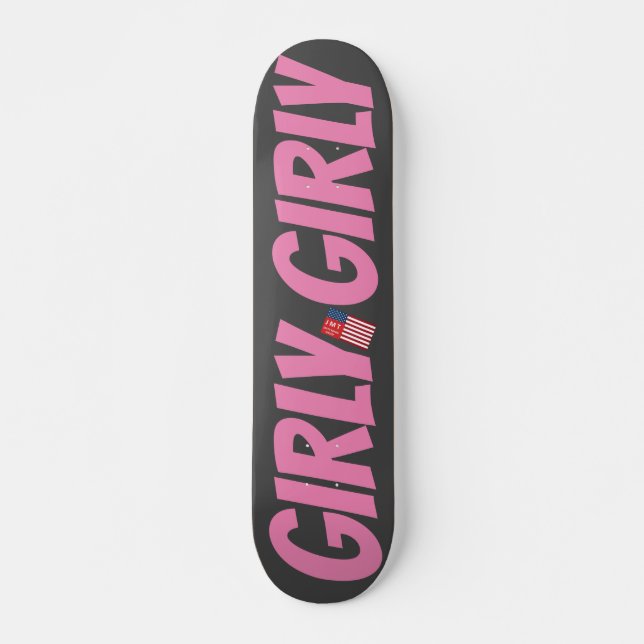 GIRLY GIRLY JMT 7 3/4-tums Skateboard Deck (Framsida)