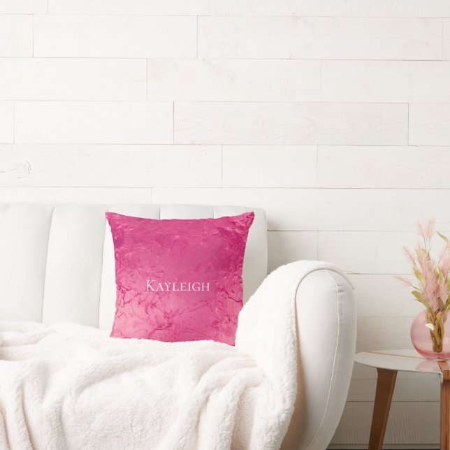 Girly Glam Chic Rosa Birthday Kudde (Soffa)