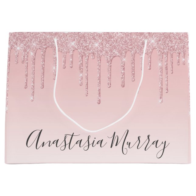 Girly Glam  drivrutiner Rosa ros Guld Glitter i Na (Framsidan)