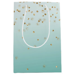 Girly Glam Guld Gnistra Confetti Mint Ombre