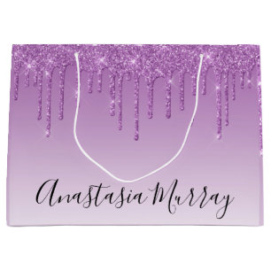 Girly & Glam Lila Lilac Glitter Drives Namn