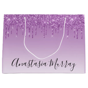 Girly & Glam Lila Lilac Glitter Drives Namn