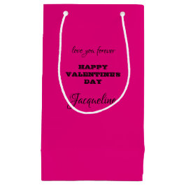 Girly Glam Personlig Shock rosa Valentine Day