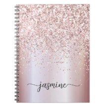 Girly Glam Ro Guld Monogram Namn