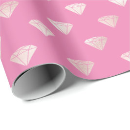 Girly Glam Rosa Diamonds Presentpapper