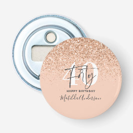 Girly glitter gnistra, 40-årsdagen party  flasköppnare